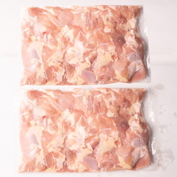 画像2: 鶏もも肉カット 1kg（500g×2パック） (2)
