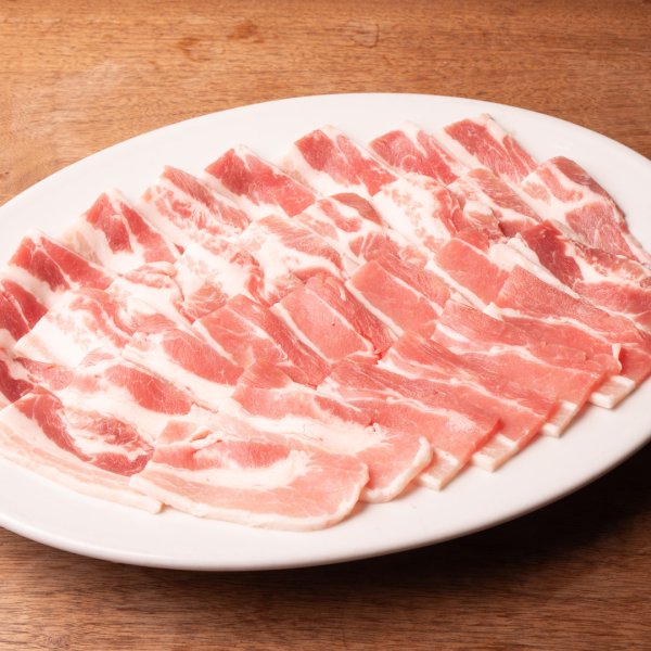 画像1: 豚バラ肉カット 500g（1パック） (1)