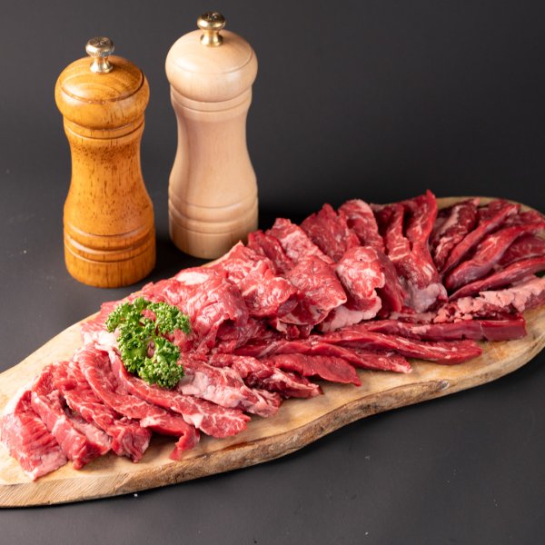 画像1: 牛ハラミ肉カット 500g（1パック） (1)