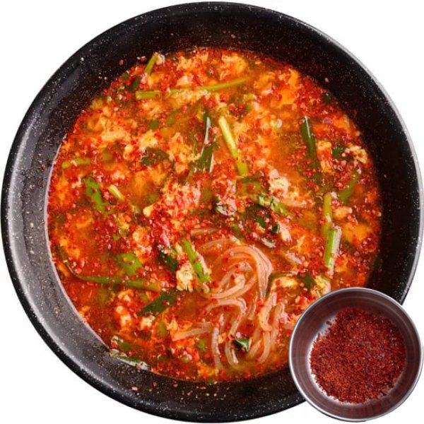 画像1: 特製唐辛子付き 牛辛麺 1人前 (1)